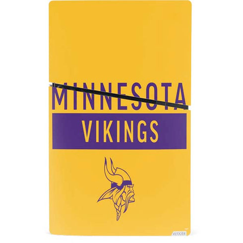 NFL Minnesota Vikings Yellow Performance Series PS5 Slim Digital Edition Console Skin