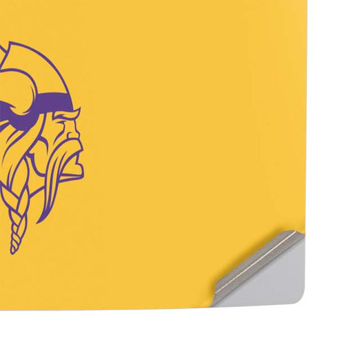 NFL Minnesota Vikings Yellow Performance Series PS5 Slim Digital Edition Console Skin