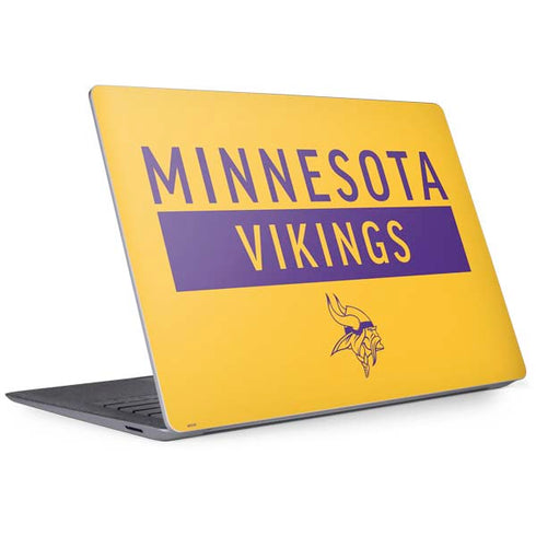 NFL Minnesota Vikings Yellow Performance Series Surface Laptop 3 13.5in Skin