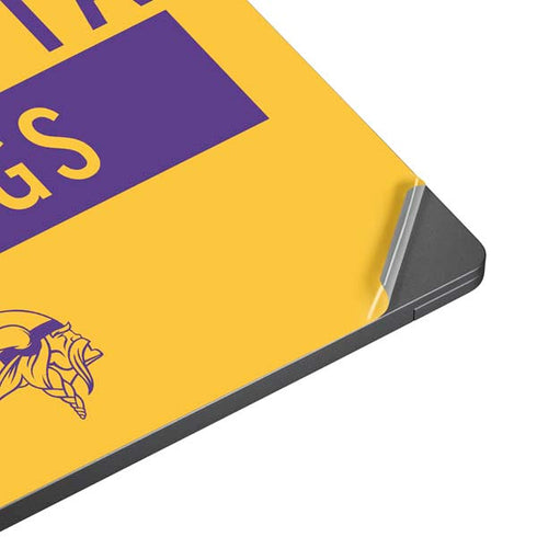 NFL Minnesota Vikings Yellow Performance Series Surface Laptop 7 15in Skin