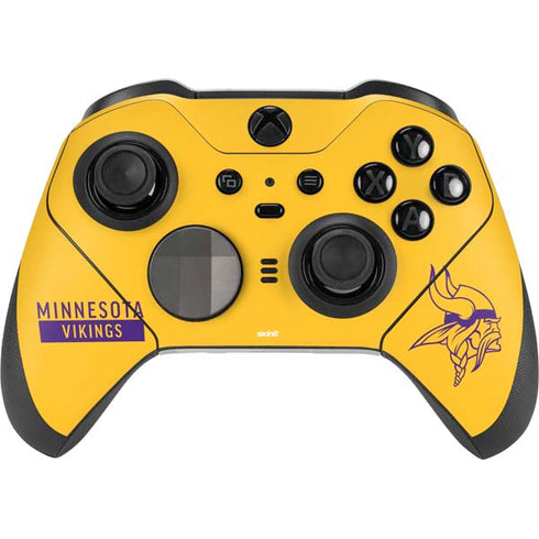 NFL Minnesota Vikings Yellow Performance Series Xbox Elite Wireless Controller Series 2 Skin