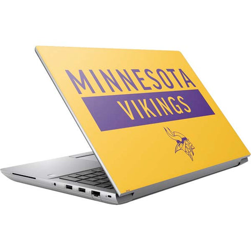 NFL Minnesota Vikings Yellow Performance Series HP ZBook Fury 16 G10 Skin