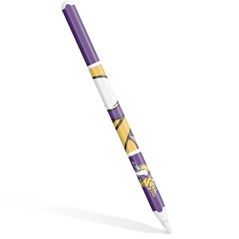 NFL Minnesota Vikings Zone Block Apple Pencil (2nd Gen 2019) Skin