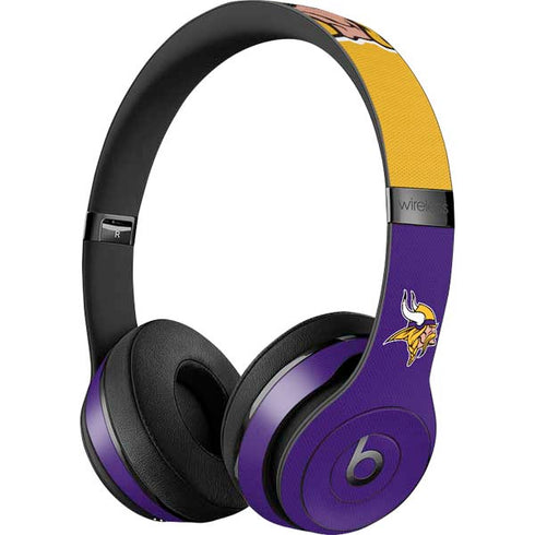 NFL Minnesota Vikings Zone Block Beats Solo 3 Wireless Skin