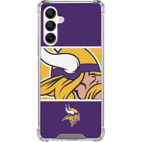 NFL Minnesota Vikings Zone Block Galaxy A16 5G Clear Case