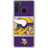 NFL Minnesota Vikings Zone Block Galaxy A21 Clear Case