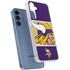 NFL Minnesota Vikings Zone Block Galaxy A55 5G Clear Case