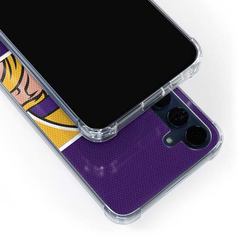 NFL Minnesota Vikings Zone Block Galaxy A55 5G Clear Case