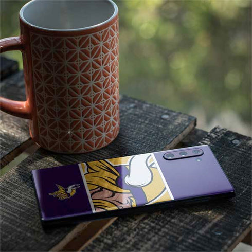 NFL Minnesota Vikings Zone Block Galaxy Note 10 Skin