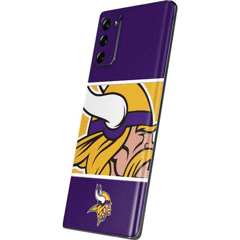 NFL Minnesota Vikings Zone Block Galaxy Note20 5G Skin