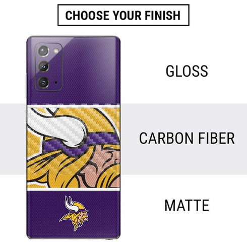 NFL Minnesota Vikings Zone Block Galaxy Note20 5G Skin