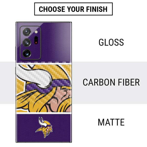 NFL Minnesota Vikings Zone Block Galaxy Note20 Ultra 5G Skin