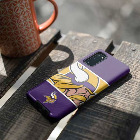 NFL Minnesota Vikings Zone Block Galaxy S20 Pro Case