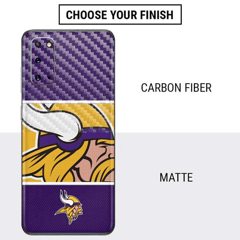 NFL Minnesota Vikings Zone Block Galaxy S20 Skin