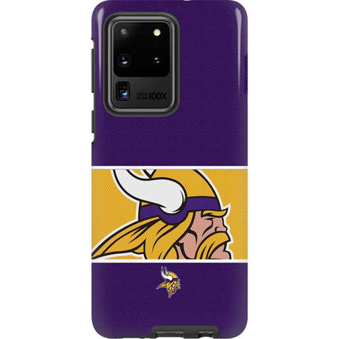 NFL Minnesota Vikings Zone Block Galaxy S20 Ultra 5G Pro Case