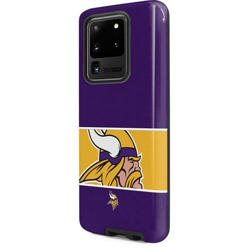 NFL Minnesota Vikings Zone Block Galaxy S20 Ultra 5G Pro Case