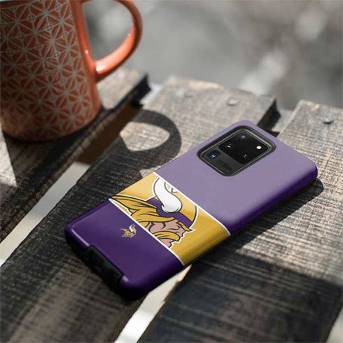 NFL Minnesota Vikings Zone Block Galaxy S20 Ultra 5G Pro Case