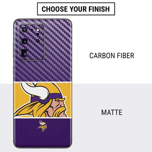 NFL Minnesota Vikings Zone Block Galaxy S20 Ultra 5G Skin