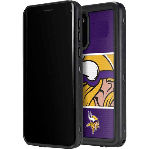 NFL Minnesota Vikings Zone Block Galaxy S20 Waterproof Case