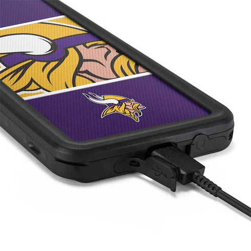 NFL Minnesota Vikings Zone Block Galaxy S20 Waterproof Case
