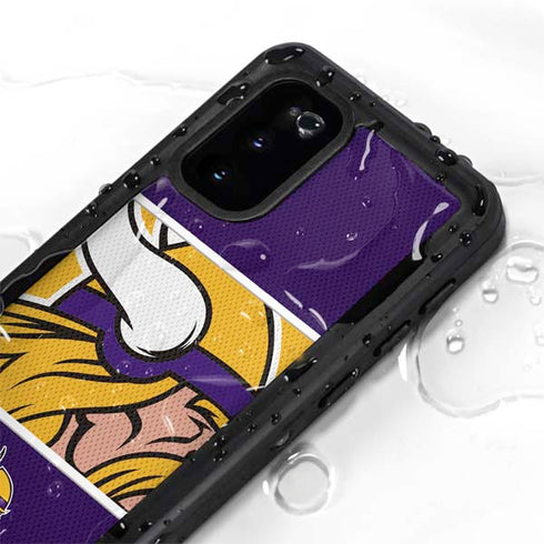 NFL Minnesota Vikings Zone Block Galaxy S20 Waterproof Case