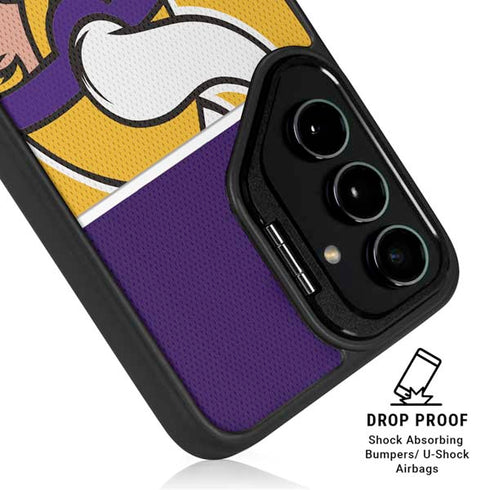 NFL Minnesota Vikings Zone Block Galaxy S24 FE Kickstand Case