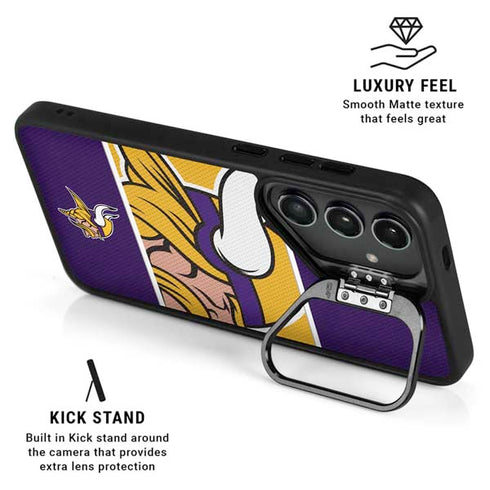 NFL Minnesota Vikings Zone Block Galaxy S24 Plus Kickstand Case