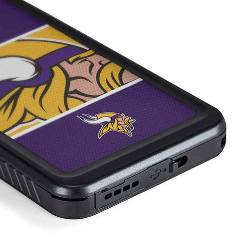 NFL Minnesota Vikings Zone Block Galaxy S24 Plus Waterproof Case