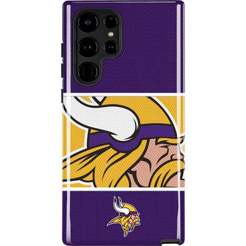 NFL Minnesota Vikings Zone Block Galaxy Cases