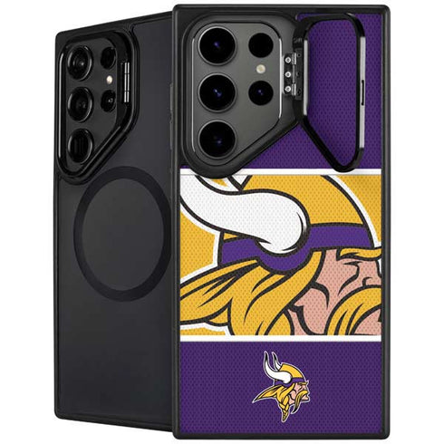 NFL Minnesota Vikings Zone Block Galaxy S24 Ultra Kickstand Case