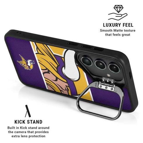 NFL Minnesota Vikings Zone Block Galaxy S24 Ultra Kickstand Case