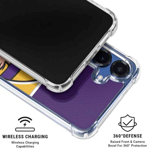 NFL Minnesota Vikings Zone Block Galaxy S25 Clear Case