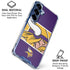 NFL Minnesota Vikings Zone Block Galaxy S25 Clear Case