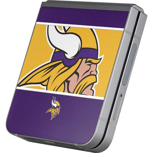 NFL Minnesota Vikings Zone Block Galaxy Z Flip6 Skin