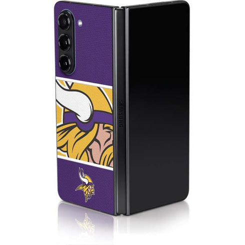 NFL Minnesota Vikings Zone Block Galaxy Z Fold5 5G Skin