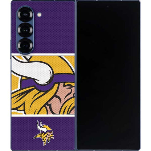 NFL Minnesota Vikings Zone Block Galaxy Z Fold6 Skin