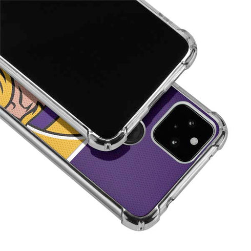 NFL Minnesota Vikings Zone Block Google Pixel 5 Clear Case
