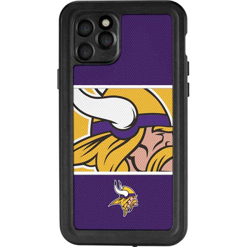 NFL Minnesota Vikings Zone Block iPhone 11 Pro Waterproof Case