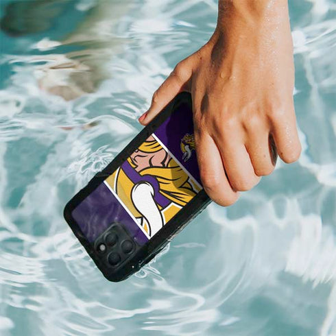 NFL Minnesota Vikings Zone Block iPhone 11 Pro Waterproof Case