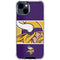 NFL Minnesota Vikings Zone Block iPhone 15 Clear Case