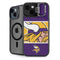 NFL Minnesota Vikings Zone Block iPhone 15 Kickstand Case
