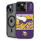 NFL Minnesota Vikings Zone Block iPhone 15 Plus Kickstand Case