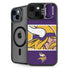 NFL Minnesota Vikings Zone Block iPhone 15 Plus Kickstand Case