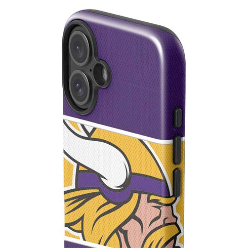 NFL Minnesota Vikings Zone Block iPhone 16 Plus Impact Case