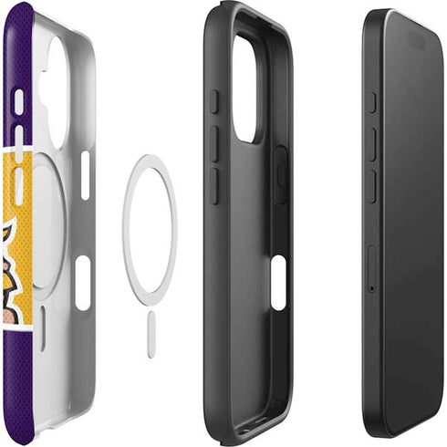 NFL Minnesota Vikings Zone Block iPhone 16 Plus Magsafe Impact Case