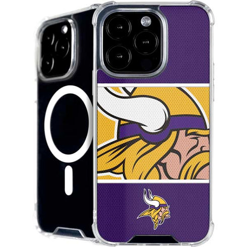 NFL Minnesota Vikings Zone Block iPhone 16 Pro MagSafe Case
