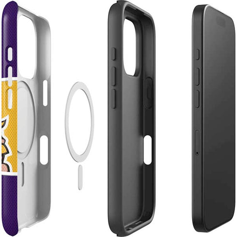 NFL Minnesota Vikings Zone Block iPhone 16 Pro Max Magsafe Impact Case