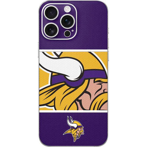NFL Minnesota Vikings Zone Block iPhone 16 Pro Max Skin