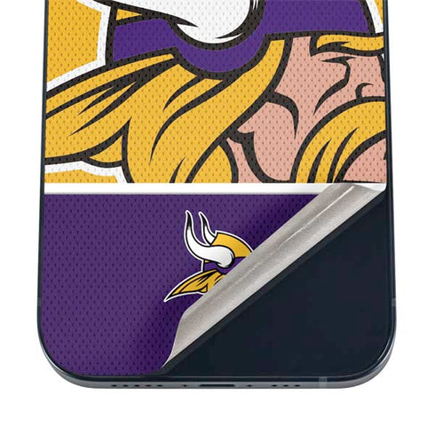 NFL Minnesota Vikings Zone Block iPhone 16 Skin