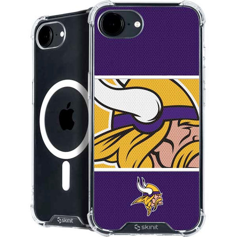 NFL Minnesota Vikings Zone Block iPhone 16e MagSafe Case